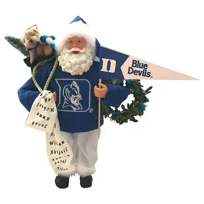 Duke Blue Devils NCAA Duke Devils 12" Proud Santa