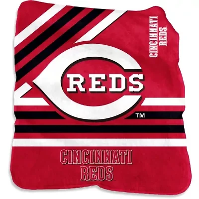 MLB Cincinnati Reds 50'' x 60'' Plush Raschel Throw Blanket