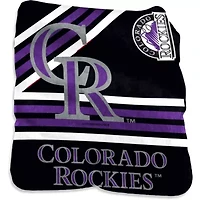 MLB Colorado Rockies 50'' x 60'' Plush Raschel Throw Blanket