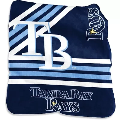 MLB Tampa Bay Rays 50'' x 60'' Plush Raschel Throw Blanket