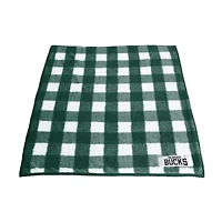 NBA Milwaukee Bucks 50'' x 60'' Buffalo Check Frost Fleece Blanket