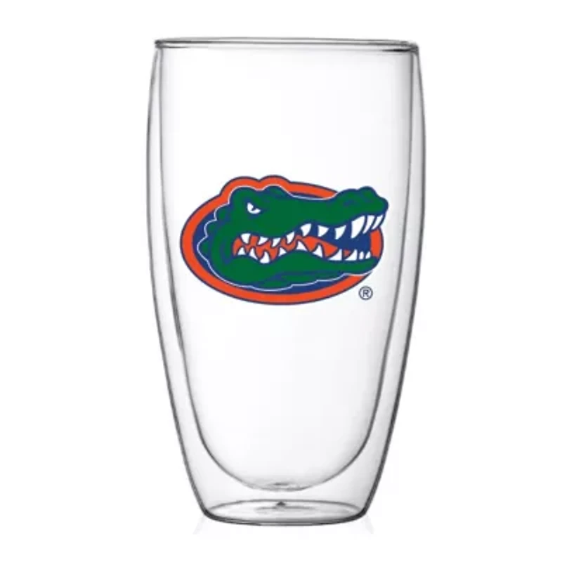 NCAA Florida Gators 15oz. Double Wall Thermo Glass