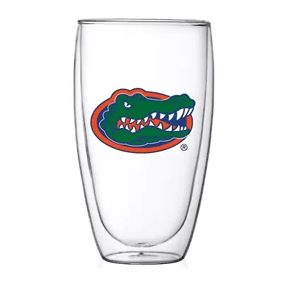 NCAA Florida Gators 15oz. Double Wall Thermo Glass