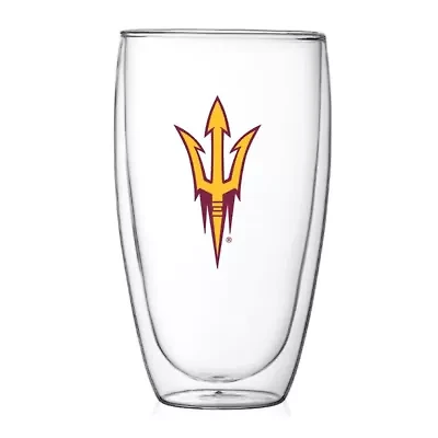 NCAA Arizona State Sun Devils 15oz. Double Wall Thermo Glass