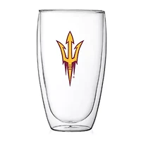 NCAA Arizona State Sun Devils 15oz. Double Wall Thermo Glass