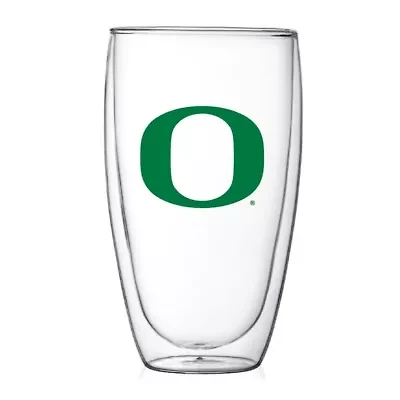 NCAA Oregon Ducks 15oz. Double Wall Thermo Glass