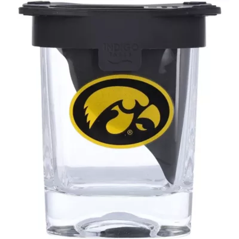 NCAA Iowa Hawkeyes 10oz. Ice Wedge Glass
