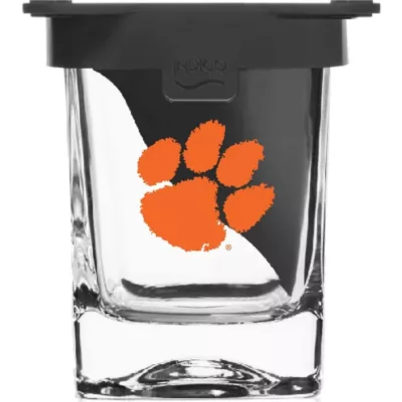 NCAA Clemson Tigers 10oz. Ice Wedge Glass