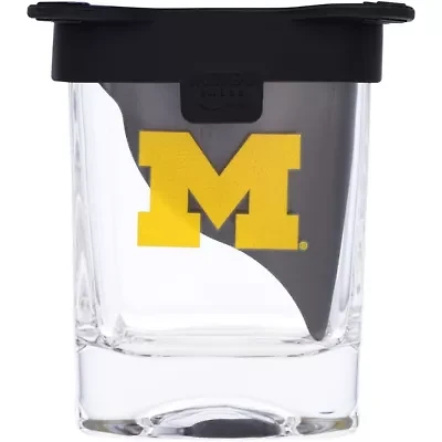 NCAA Michigan Wolverines 10oz. Ice Wedge Glass