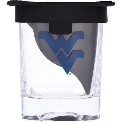 NCAA West Virginia Mountaineers 10oz. Ice Wedge Glass
