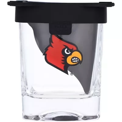 NCAA Louisville Cardinals 10oz. Ice Wedge Glass