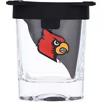 NCAA Louisville Cardinals 10oz. Ice Wedge Glass