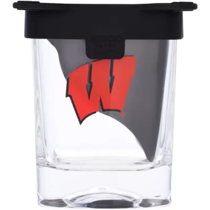 NCAA Wisconsin Badgers 10oz. Ice Wedge Glass