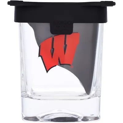 NCAA Wisconsin Badgers 10oz. Ice Wedge Glass