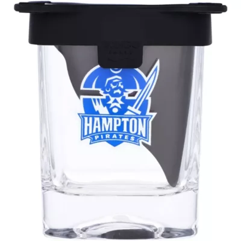 NCAA Hampton Pirates 10oz. Ice Wedge Glass
