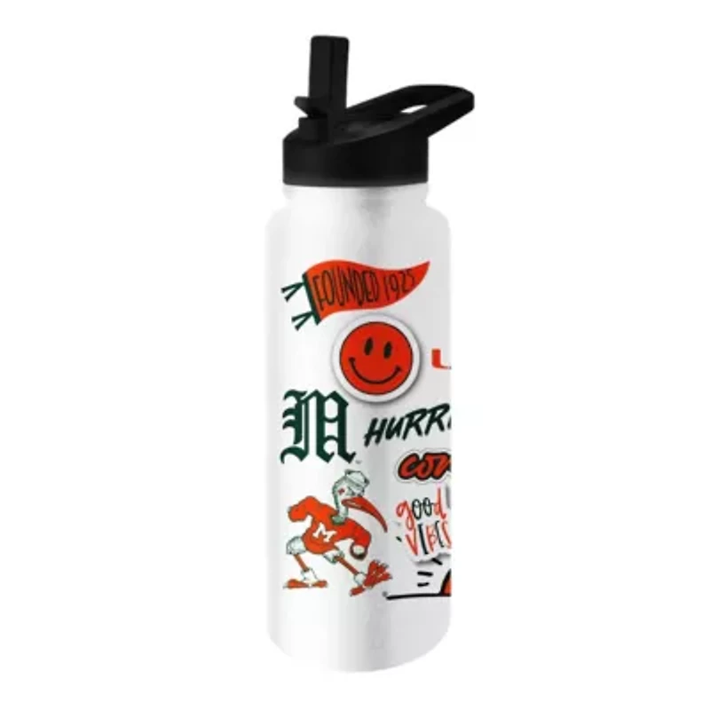 Miami (FL) Hurricanes NCAA Miami Hurricanes 34oz. Native Quencher Bottle