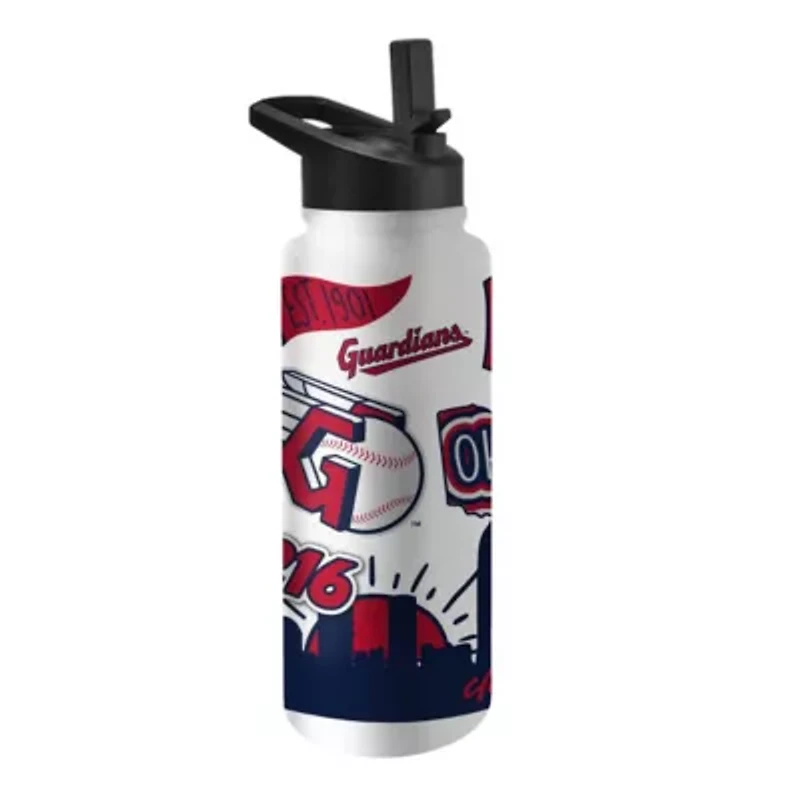 MLB Cleveland Guardians 34oz. Native Quencher Bottle