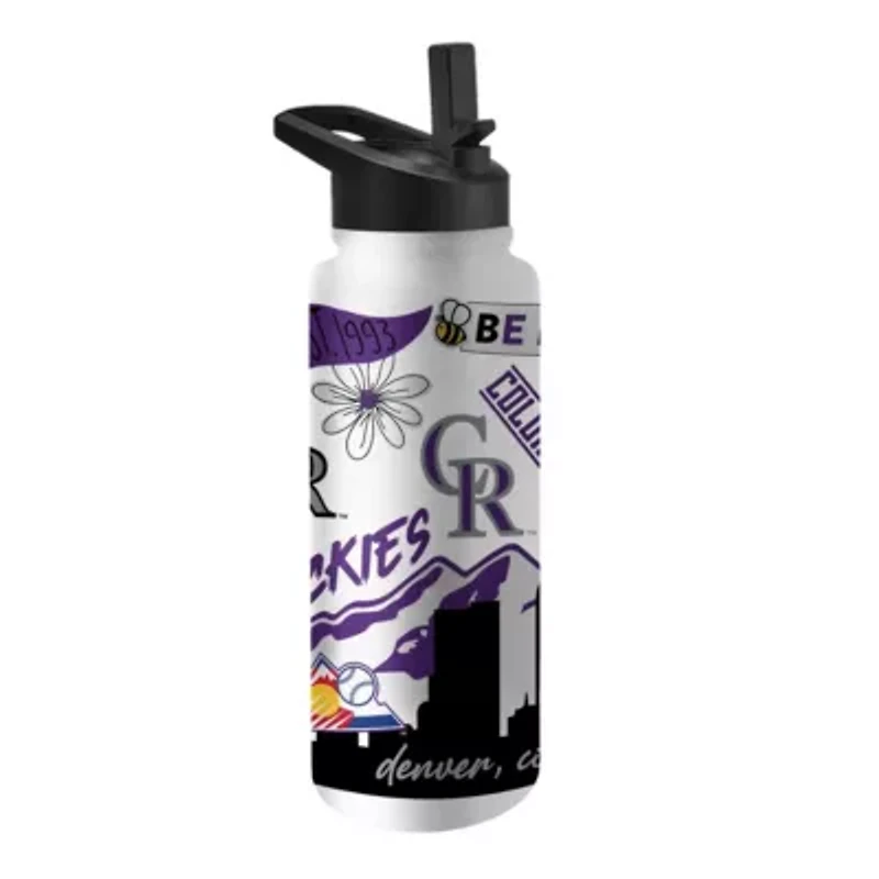 MLB Colorado Rockies 34oz. Native Quencher Bottle