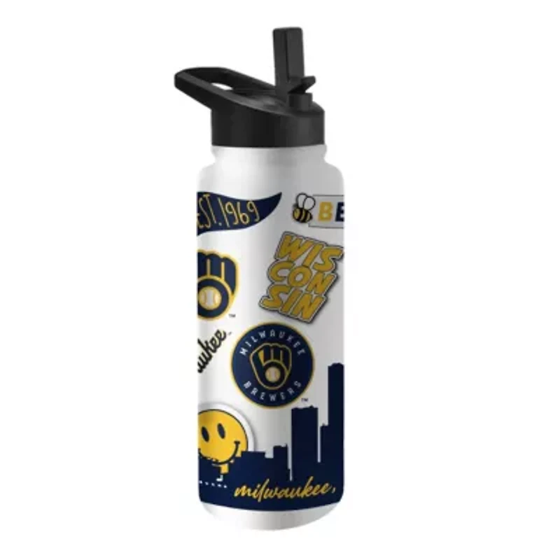 MLB Milwaukee Brewers 34oz. Native Quencher Bottle