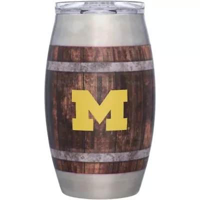NCAA Michigan Wolverines 15oz. Barrel Tumbler