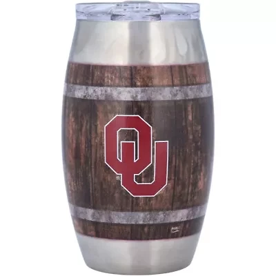 NCAA Oklahoma Sooners 15oz. Barrel Tumbler