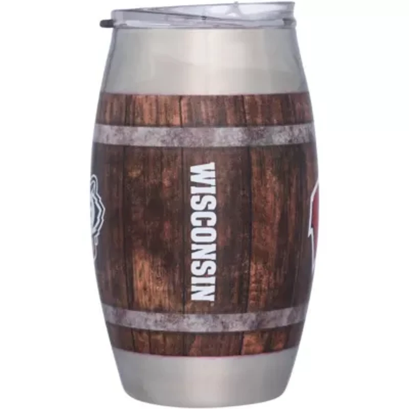 NCAA Wisconsin Badgers 15oz. Barrel Tumbler