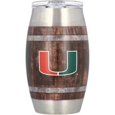 Miami (FL) Hurricanes NCAA Miami Hurricanes 15oz. Barrel Tumbler