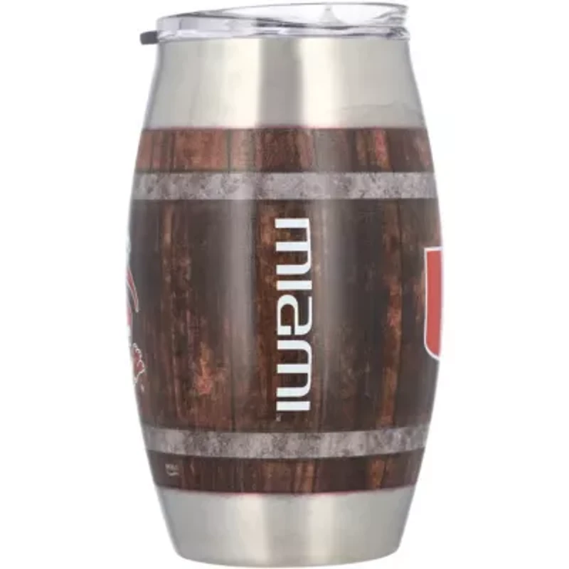 Miami (FL) Hurricanes NCAA Miami Hurricanes 15oz. Barrel Tumbler