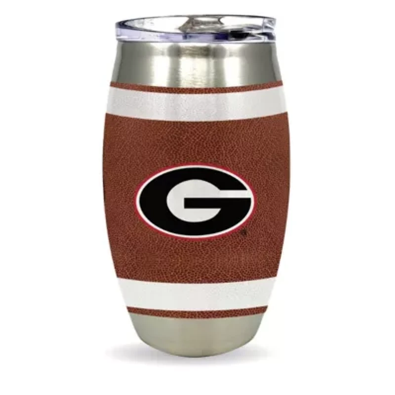 NCAA Georgia Bulldogs 15oz. Football Tumbler