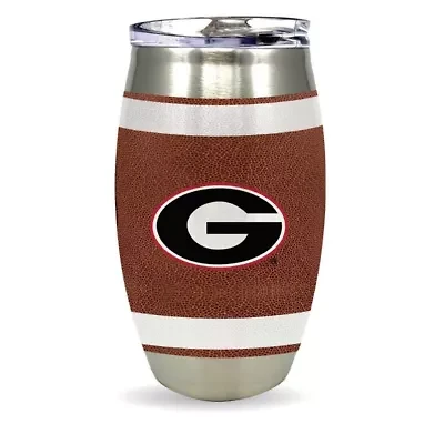NCAA Georgia Bulldogs 15oz. Football Tumbler