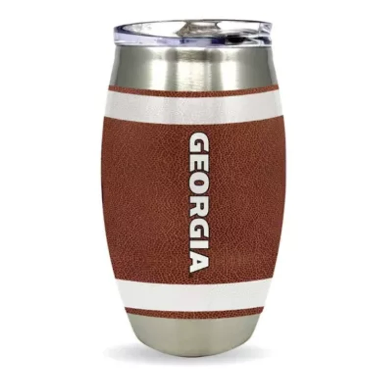 NCAA Georgia Bulldogs 15oz. Football Tumbler