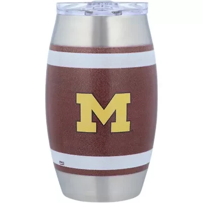 NCAA Michigan Wolverines 15oz. Football Tumbler