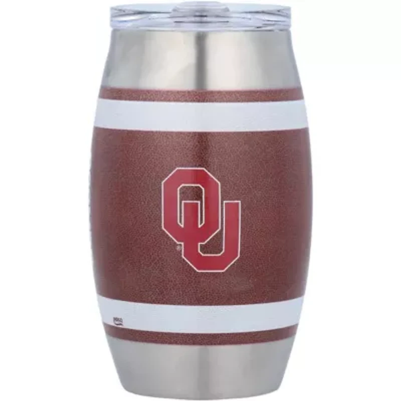 NCAA Oklahoma Sooners 15oz. Football Tumbler