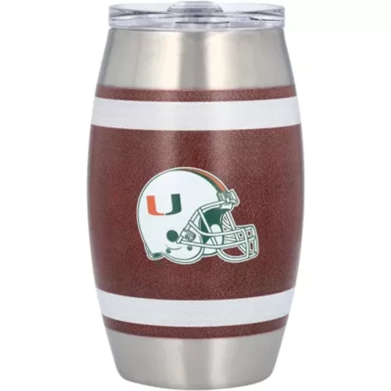 Miami (FL) Hurricanes NCAA Miami Hurricanes 15oz. Football Tumbler