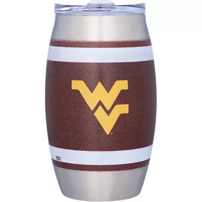 NCAA West Virginia Mountaineers 15oz. Football Tumbler