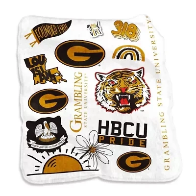 Grambling State Tigers NCAA Grambling Tigers 50'' x 60'' Native Raschel Plush Throw Blanket