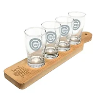 MLB Chicago Cubs Four-Pack Beer Flight Glass Set