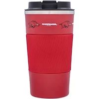 NCAA Arkansas Razorbacks 18oz Coffee Tumbler with Silicone Grip