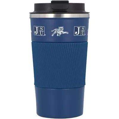 NCAA Jackson State Tigers 18oz Coffee Tumbler with Silicone Grip