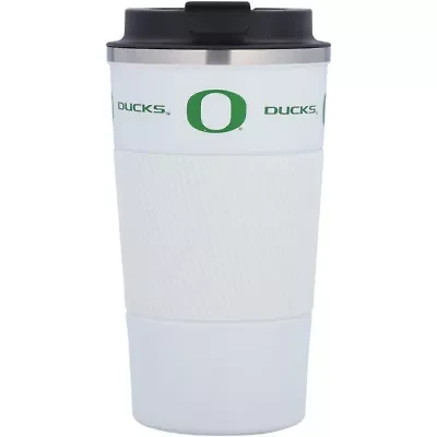 NCAA Oregon Ducks 18oz Coffee Tumbler with Silicone Grip