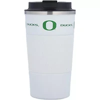 NCAA Oregon Ducks 18oz Coffee Tumbler with Silicone Grip