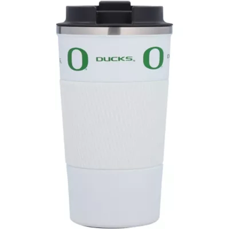 NCAA Oregon Ducks 18oz Coffee Tumbler with Silicone Grip