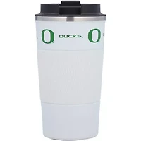 NCAA Oregon Ducks 18oz Coffee Tumbler with Silicone Grip