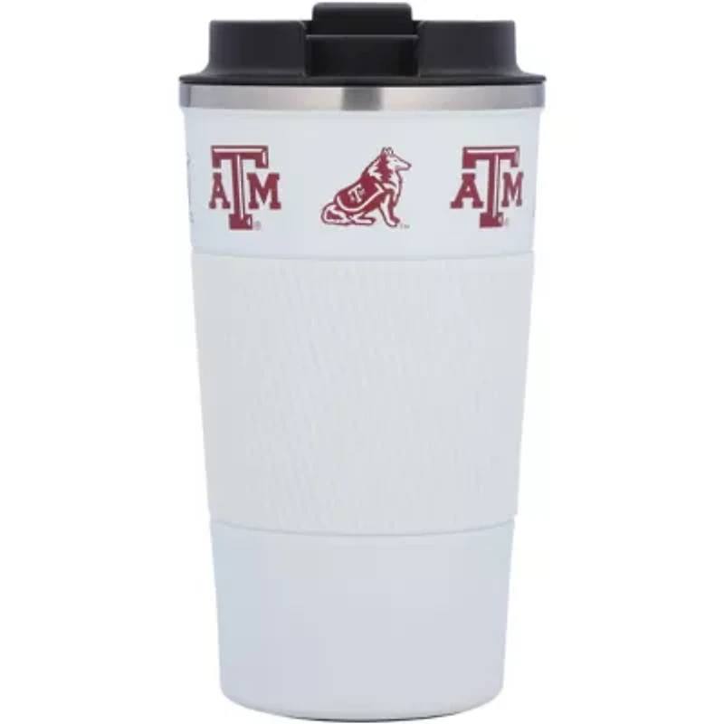 NCAA Texas A&M Aggies 18oz Coffee Tumbler with Silicone Grip