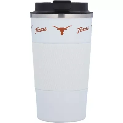 NCAA Texas Longhorns 18oz Coffee Tumbler with Silicone Grip