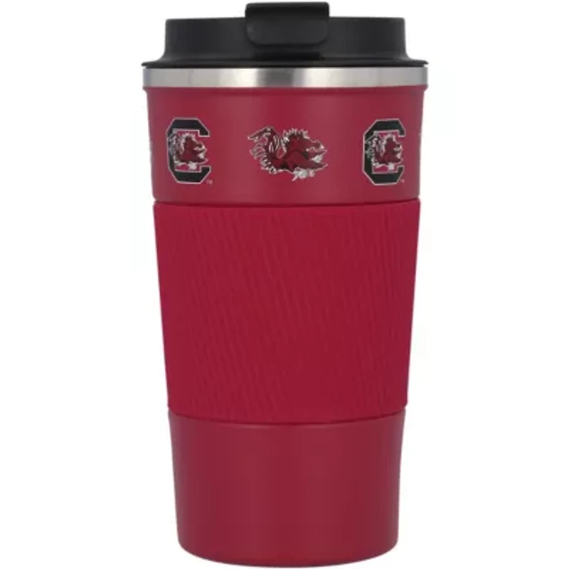 NCAA South Carolina Gamecocks 18oz Coffee Tumbler with Silicone Grip