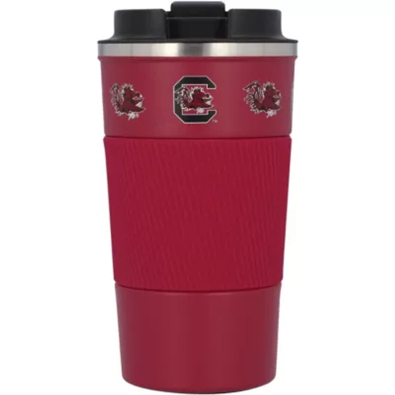 NCAA South Carolina Gamecocks 18oz Coffee Tumbler with Silicone Grip