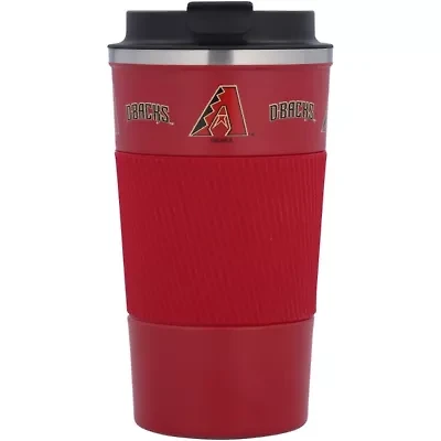 MLB Arizona Diamondbacks 18oz Coffee Tumbler with Silicone Grip