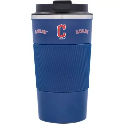 MLB Cleveland Guardians 18oz Coffee Tumbler with Silicone Grip