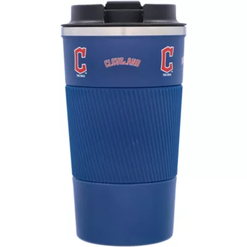 MLB Cleveland Guardians 18oz Coffee Tumbler with Silicone Grip